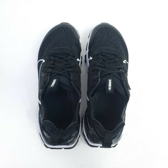 Nike React Vision Big Kids Youth 6Y Running Shoes CD6888-006 Black White Low - Picture 11 of 11